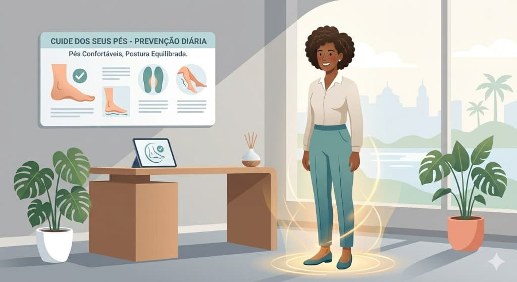 Prevenção para quem fica em pé o dia todo