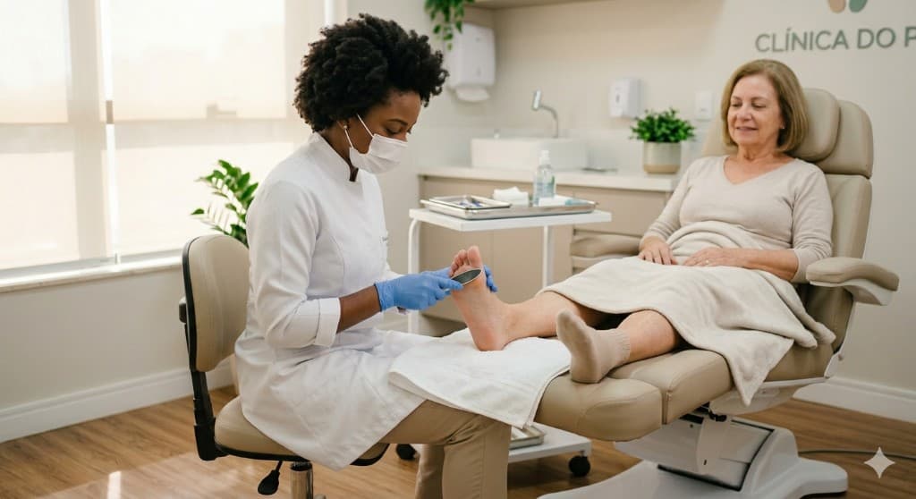 Remoção de calos e calosidades