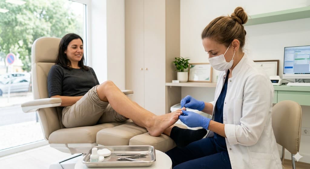 Tratamento de unha encravada